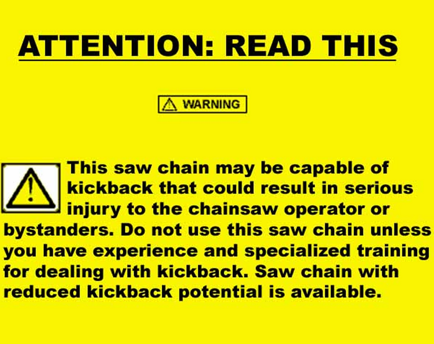72LPX100U Oregon Powercut Saw Chain 3/8" .050 - Sold by the Drive Link